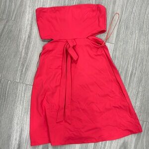 Susana Monaco Open Back Dress in Watermelon